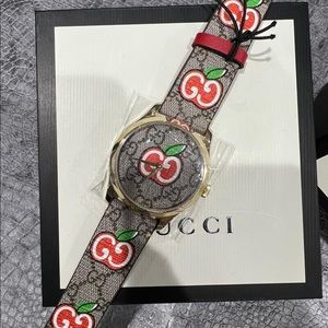 NIB Red Apple Gucci Watch